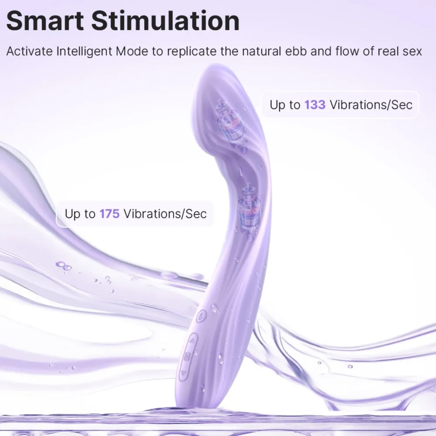 Svakom Margot App Controlled Dual Motor G Spot Vibrator with Heating