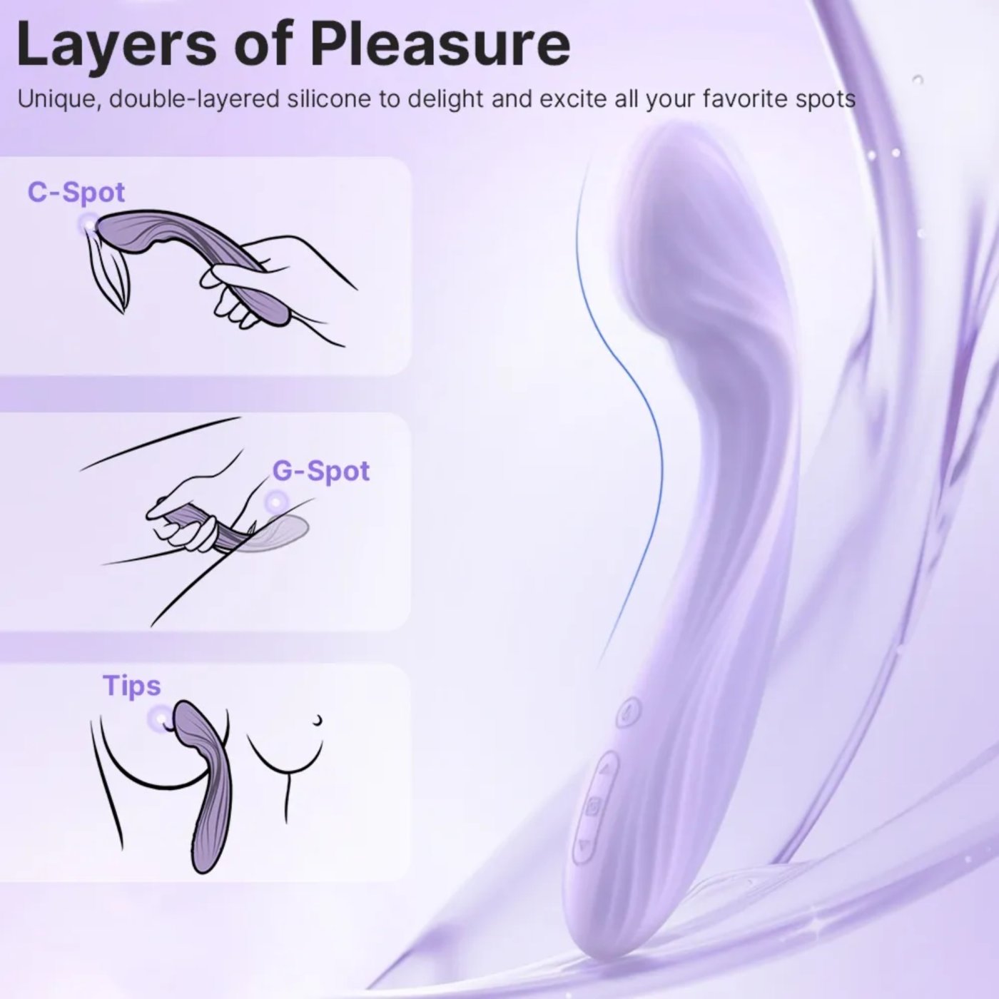 Svakom Margot App Controlled Dual Motor G Spot Vibrator with Heating