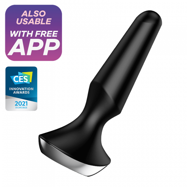Satisfyer Butt Plug Plug-ilicious 2 Ice Black