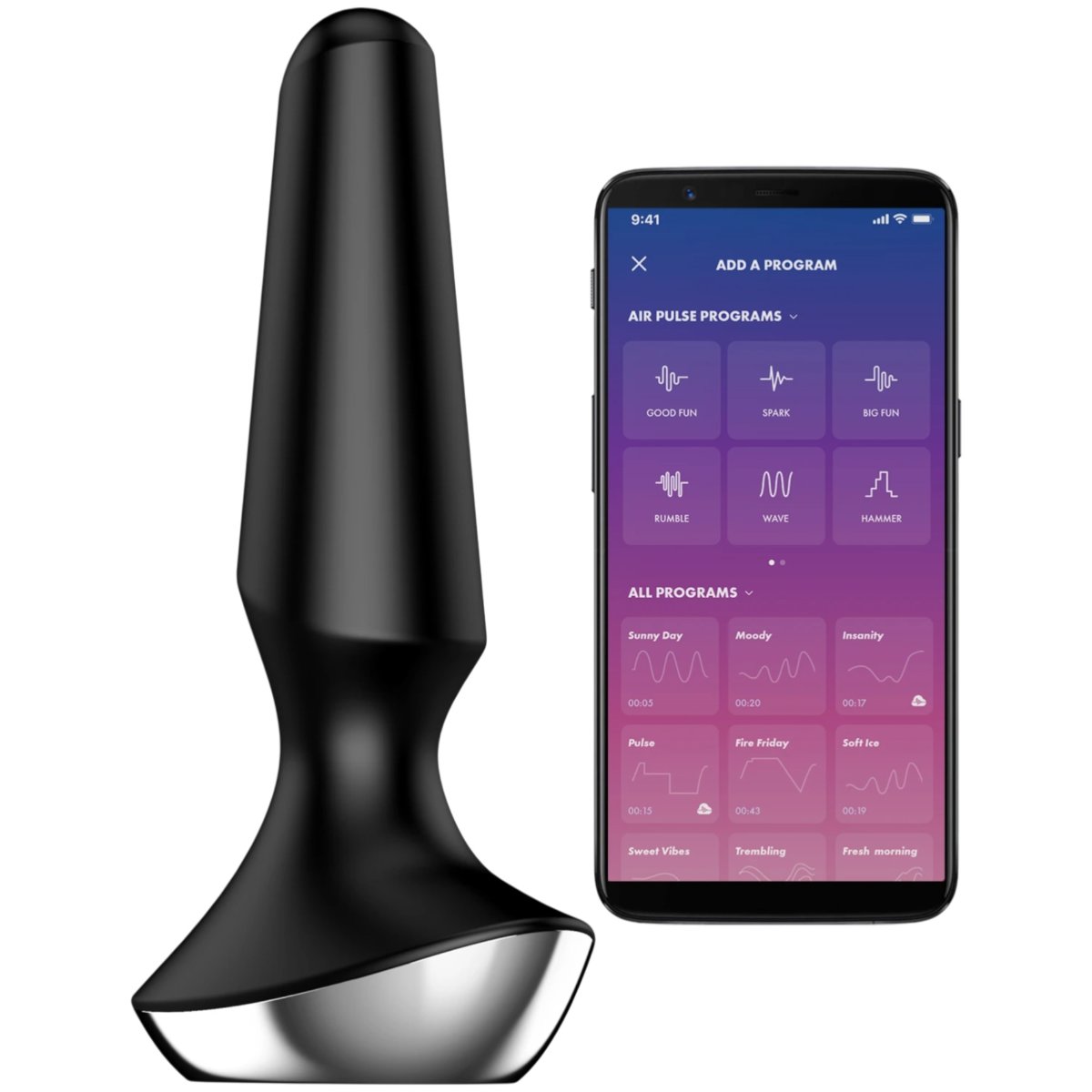 Satisfyer Plug-ilicious 2 App Controlled Vibrating Butt Plug 5.5 Inch