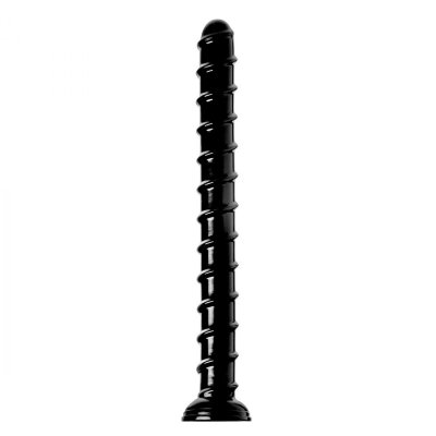 Hosed Swirl Anal Snake Dildo 18 Inch