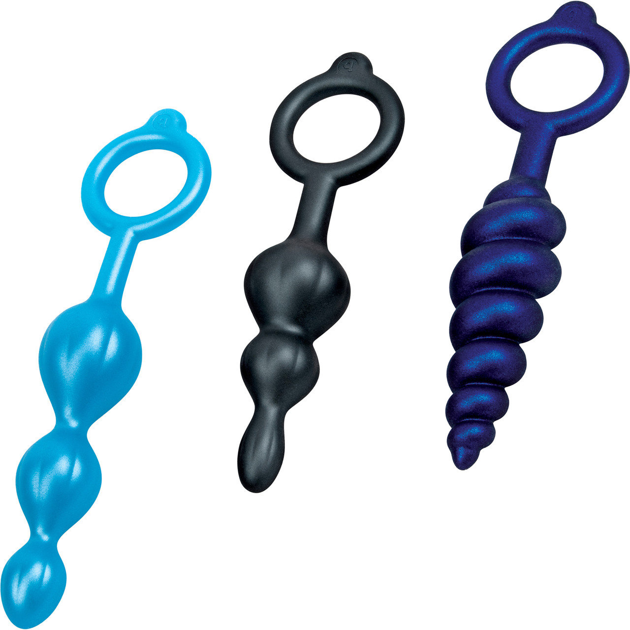 b-Vibe Beaded Butties Bundle Anal Plug Training Set (3 Piece)