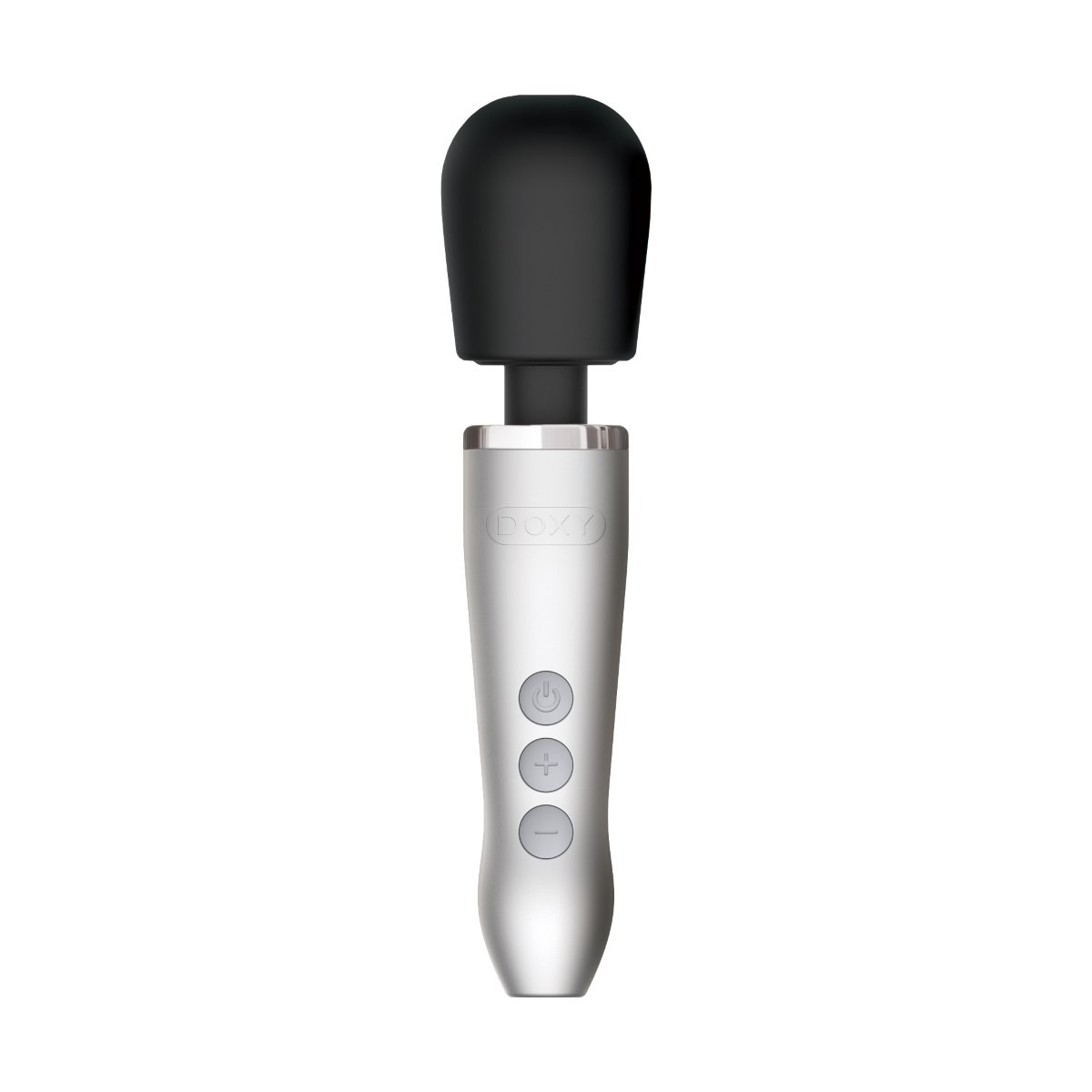 Doxy Go Cordless Mini Wand Massager Brushed Metal