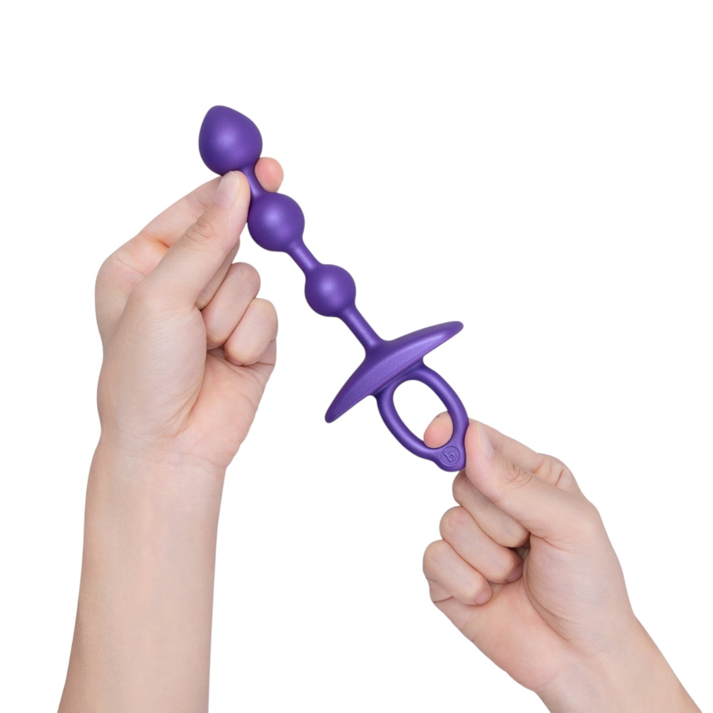 b-Vibe Butties Zip Silicone Anal Beads 6 Inch