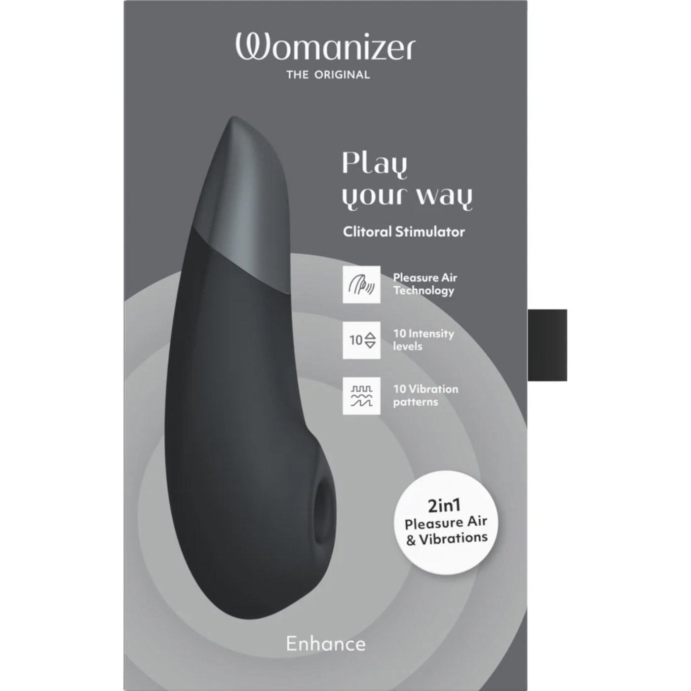 Womanizer Enhance 2-in-1 Pleasure Air Clitoral Vibrator