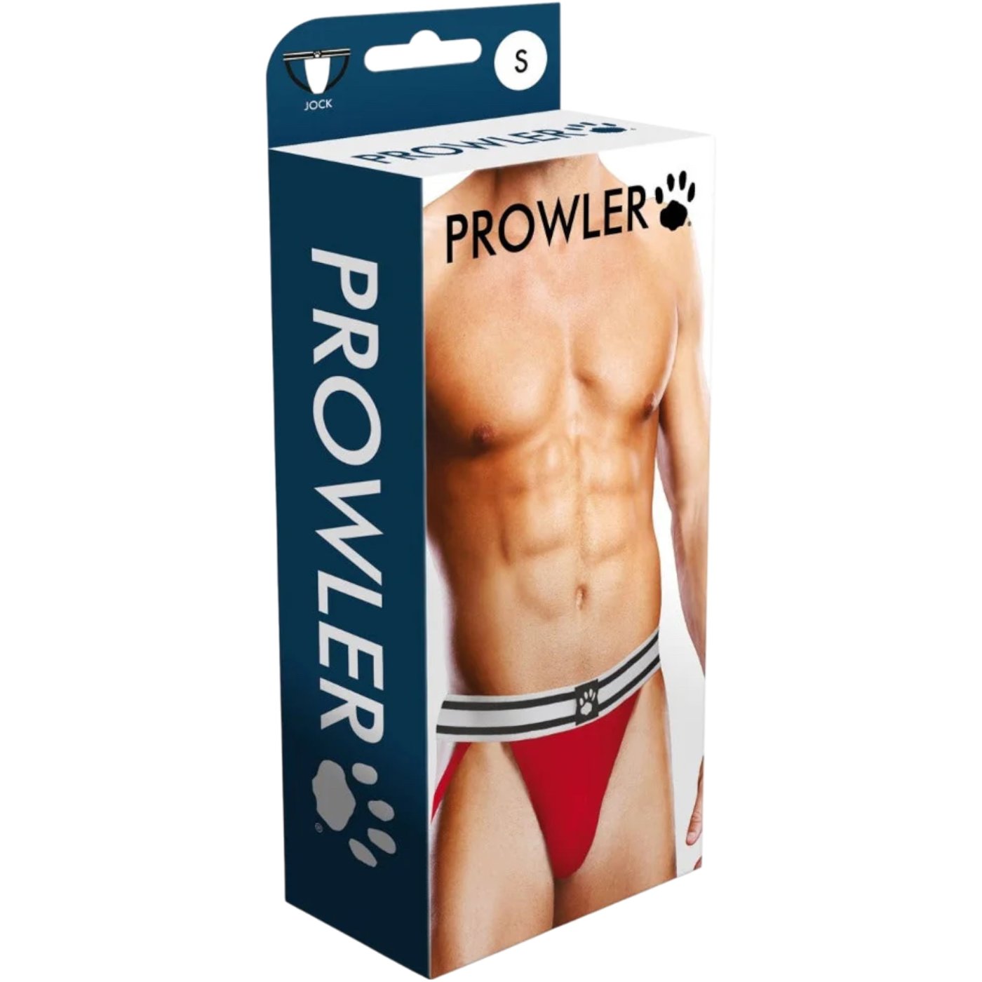Prowler Red and White Jockstrap