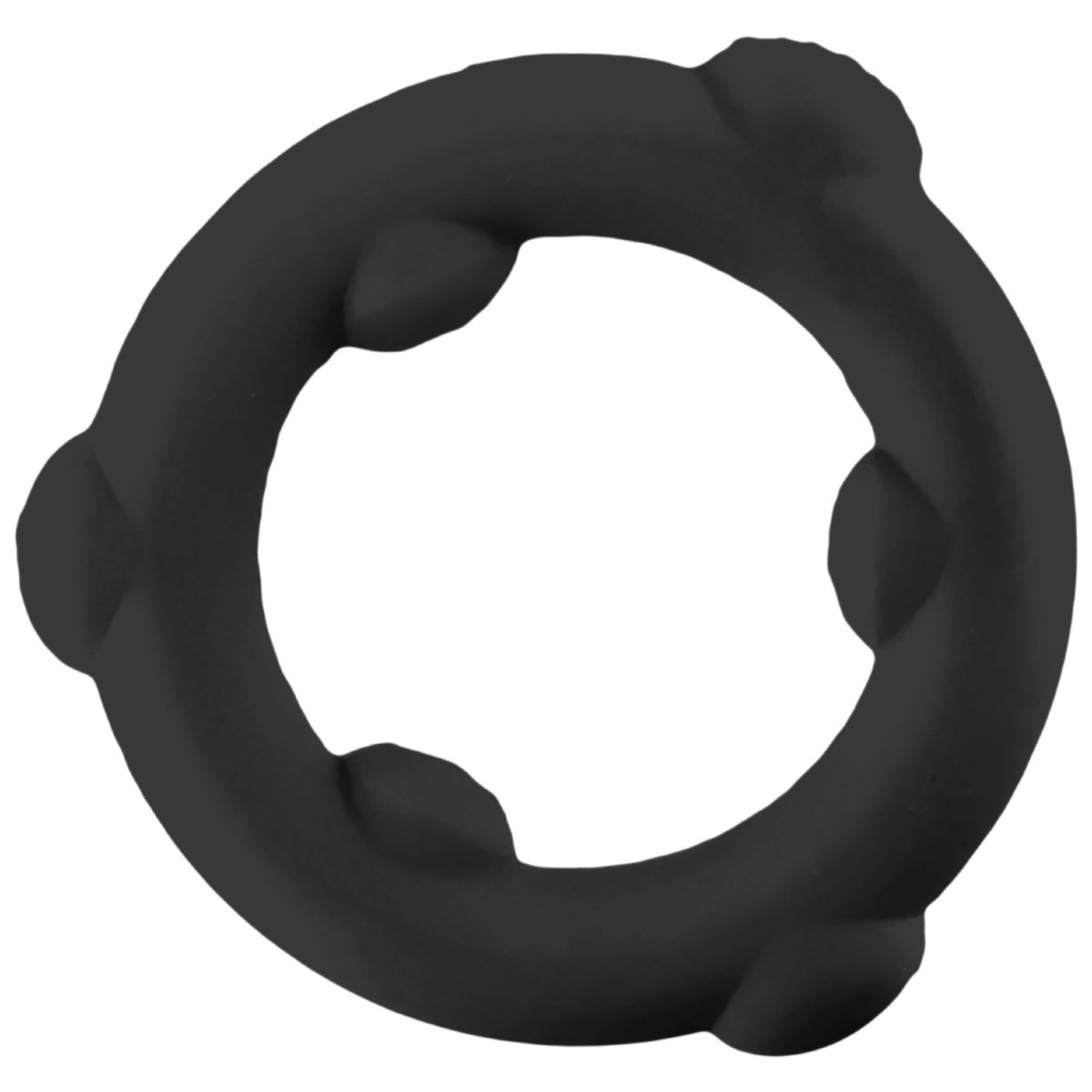 Oxballs SPINNER Liquid Silicone Cock Ring, Black