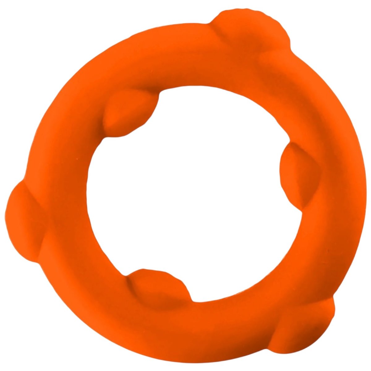 Oxballs SPINNER Liquid Silicone Cock Ring, Orange