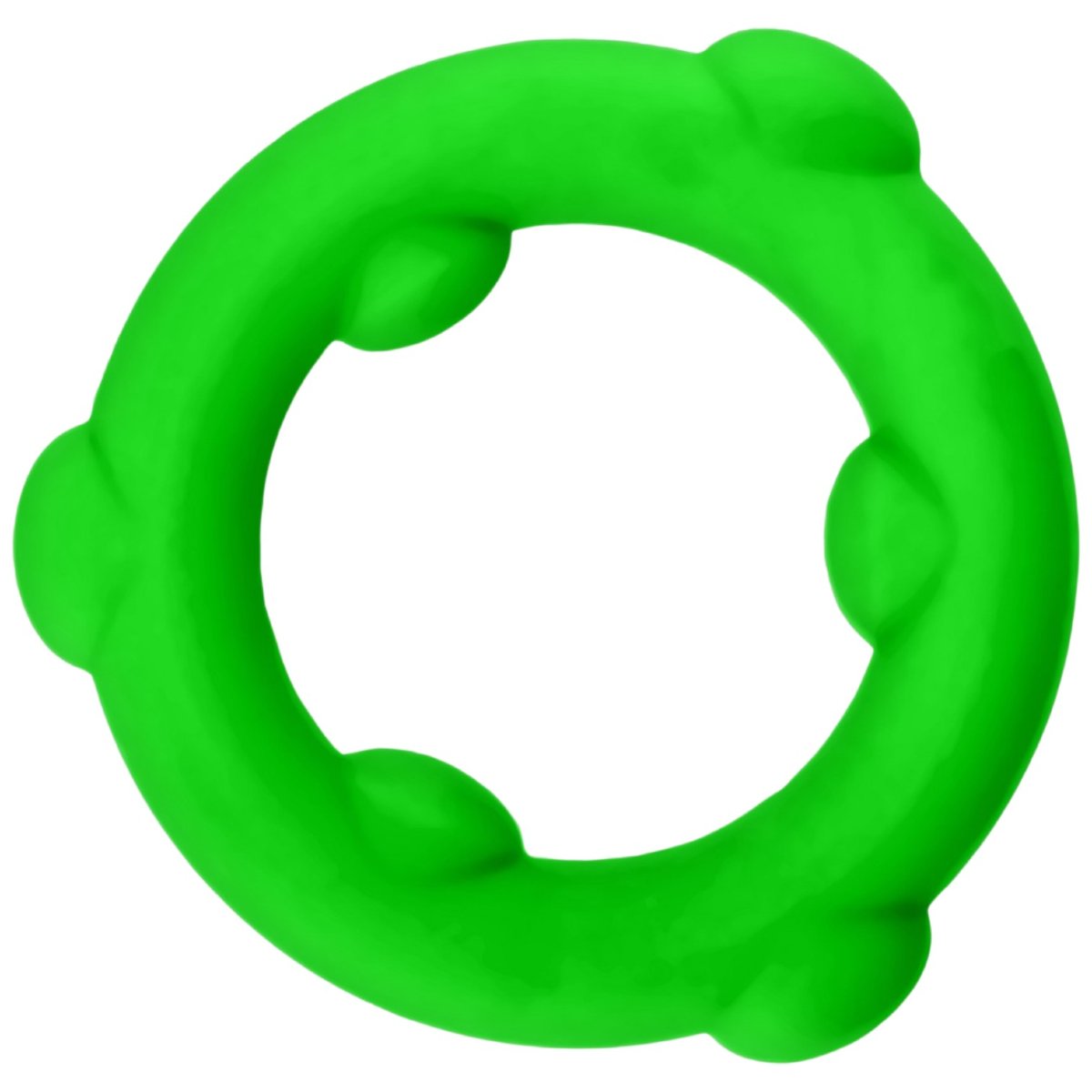 Oxballs SPINNER Liquid Silicone Cock Ring, Green