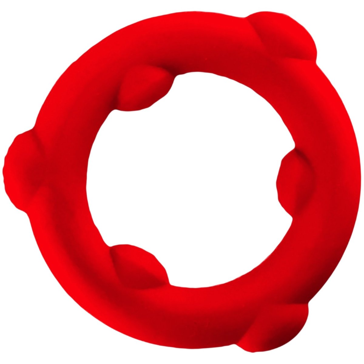 Oxballs SPINNER Liquid Silicone Cock Ring, Red