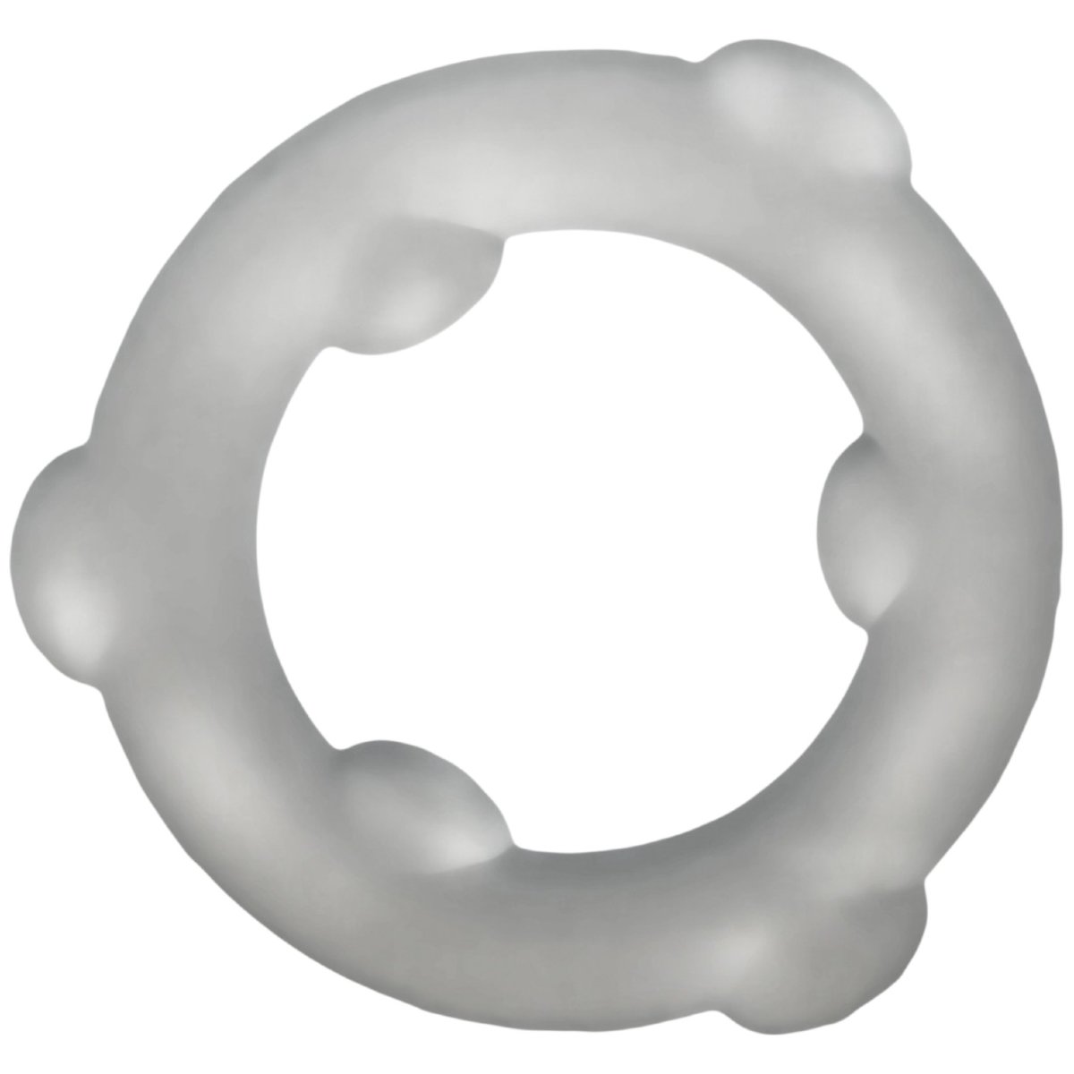 Oxballs SPINNER Liquid Silicone Cock Ring, Clear