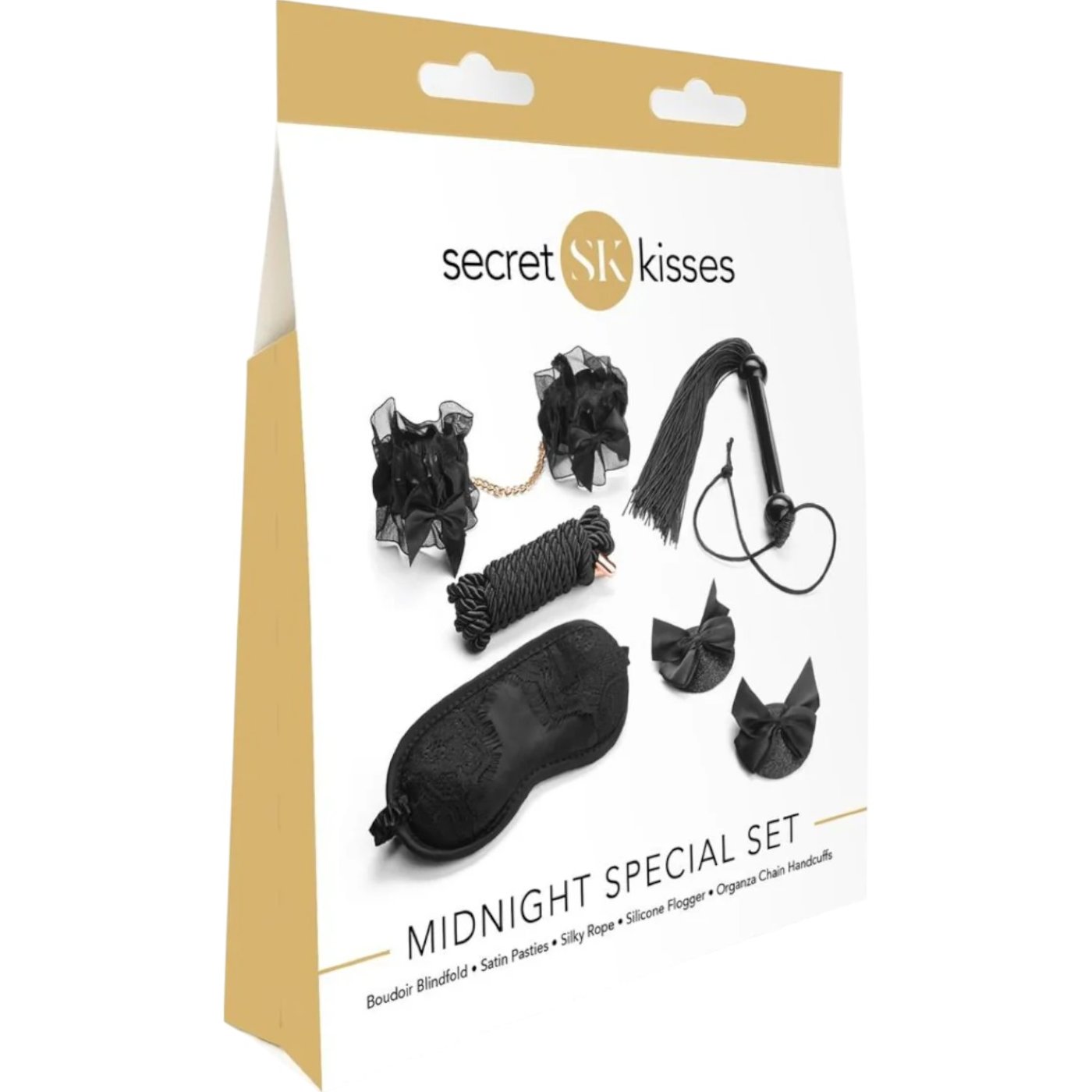 Secret Kisses Midnight Special Couples Bondage Set (5 Piece)
