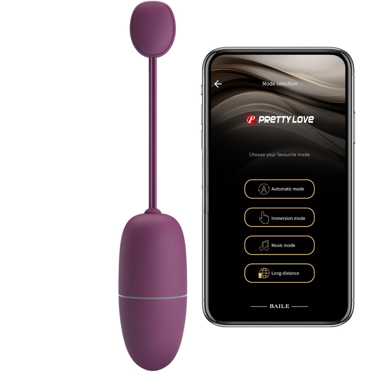 Pretty Love Nymph App Controlled Vibrating Egg