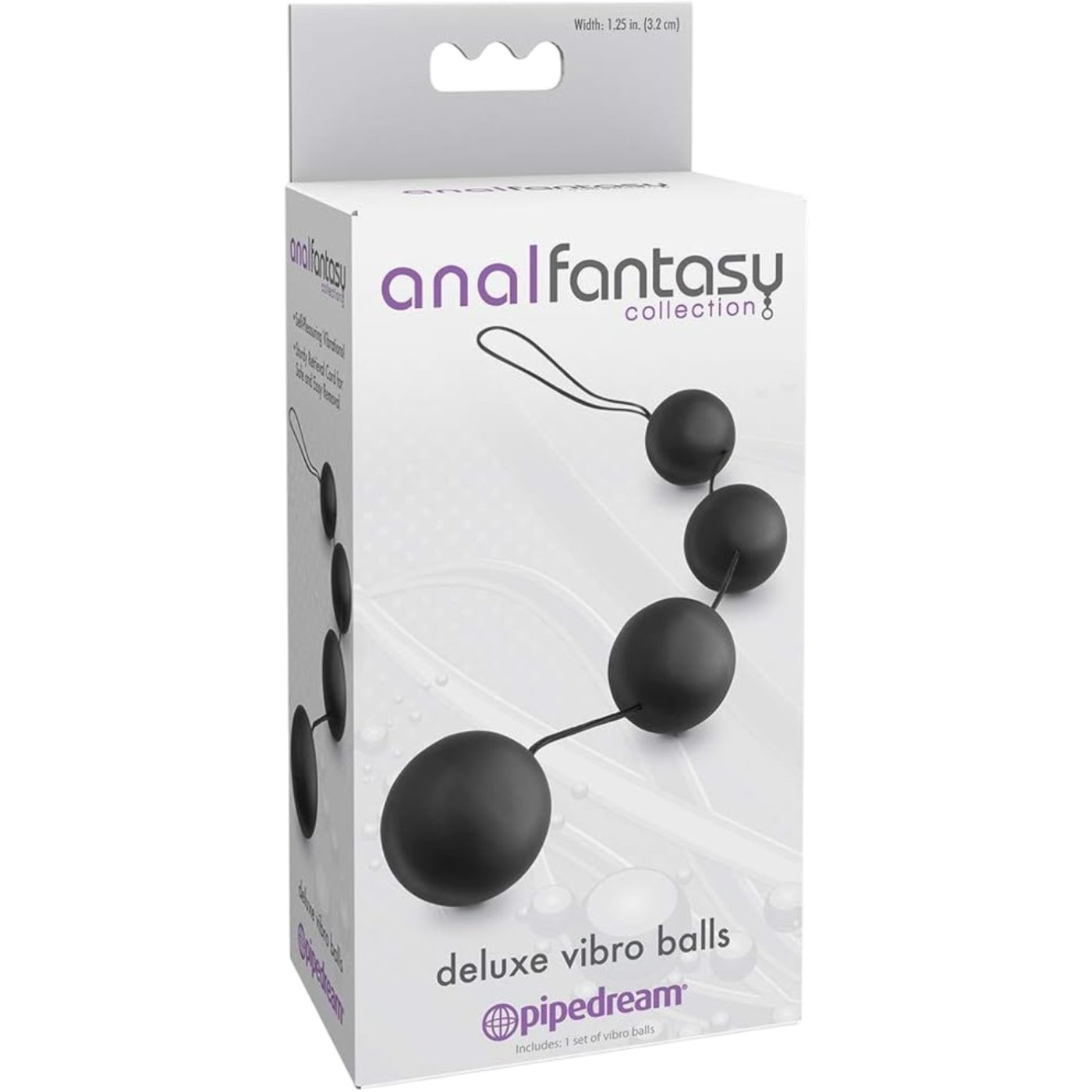 Anal Fantasy Deluxe Vibro Balls Vibrating Anal Beads