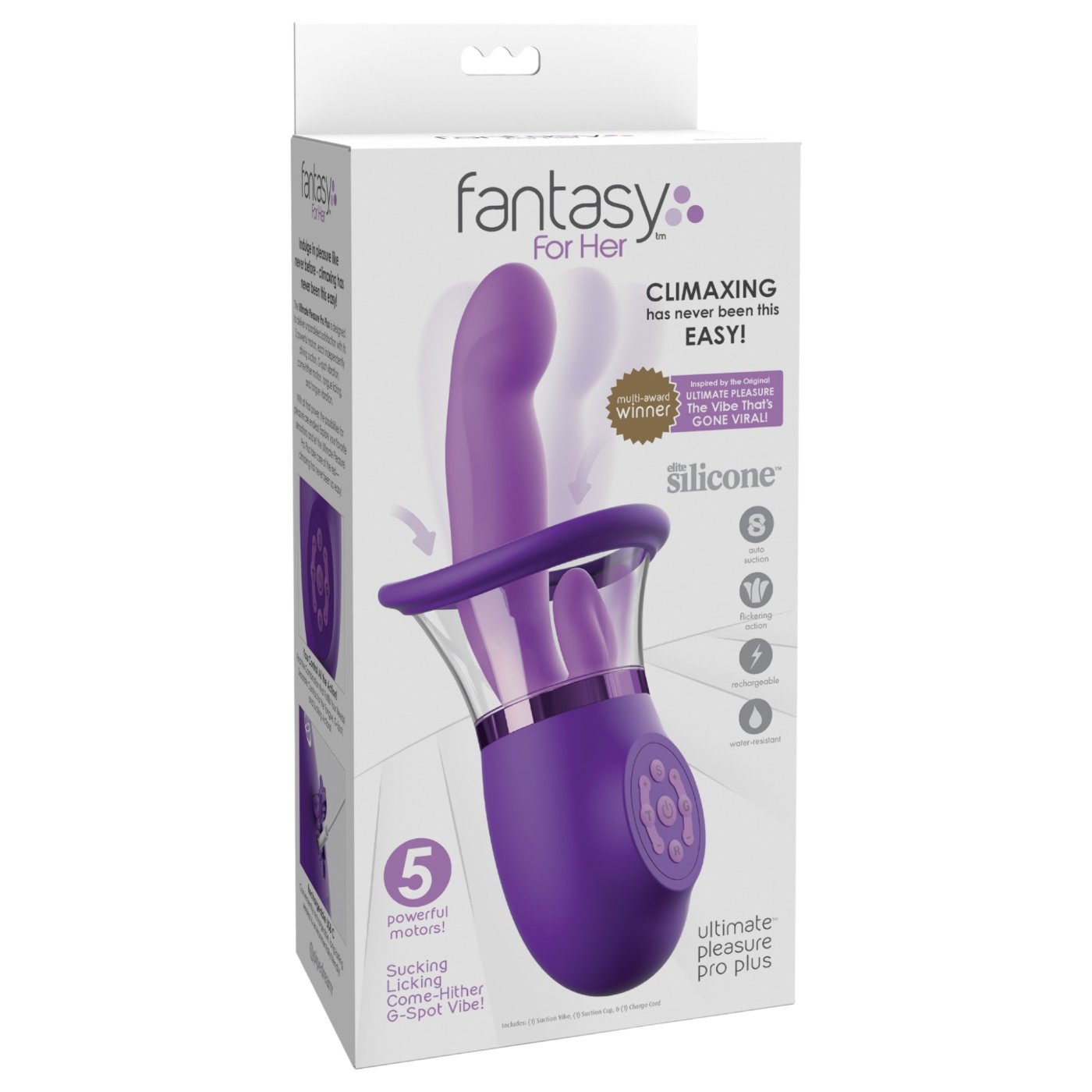 Fantasy for Her Ultimate Pleasure Pro Plus Clit Sucker & G-Spot Vibrator