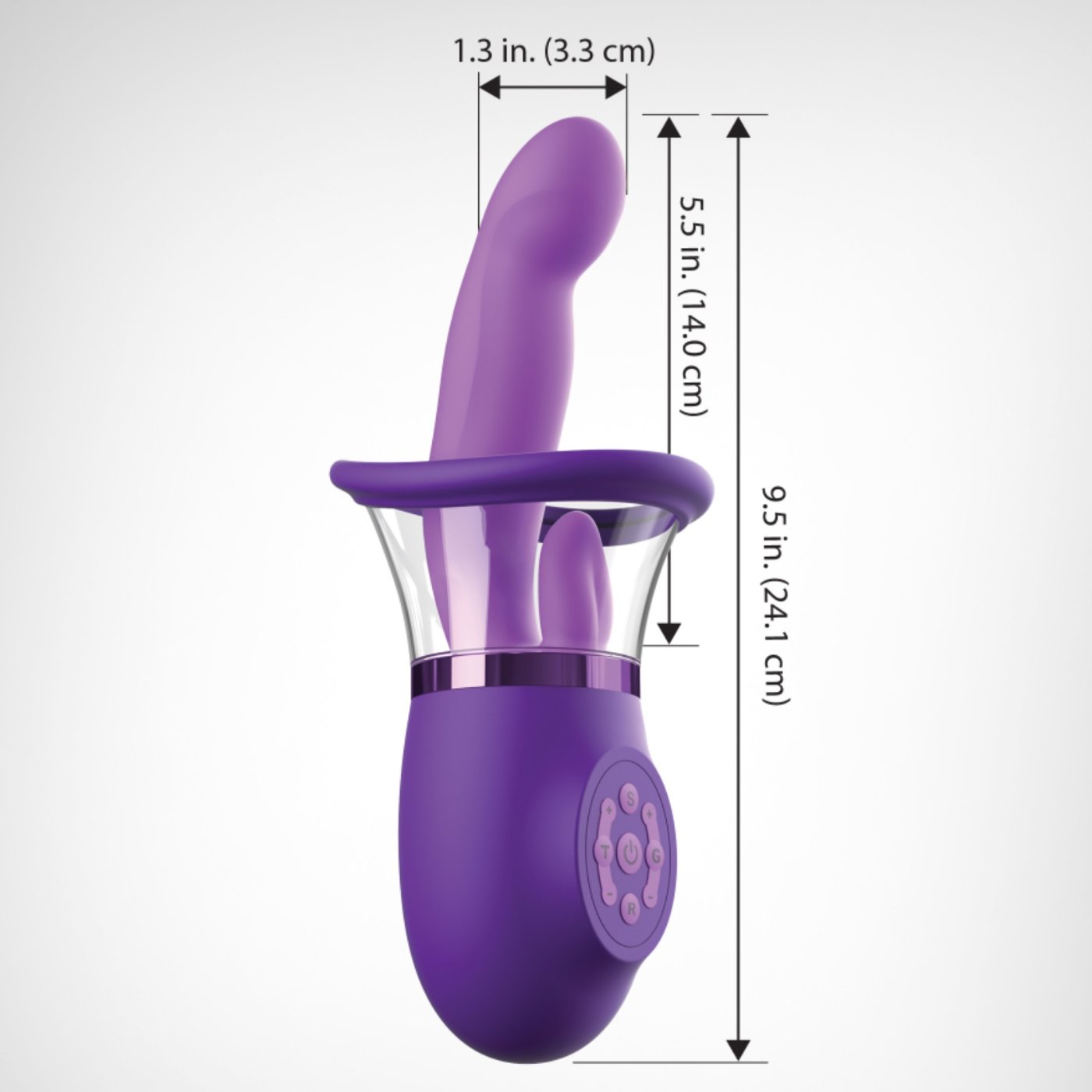 Fantasy for Her Ultimate Pleasure Pro Plus Clit Sucker & G-Spot Vibrator