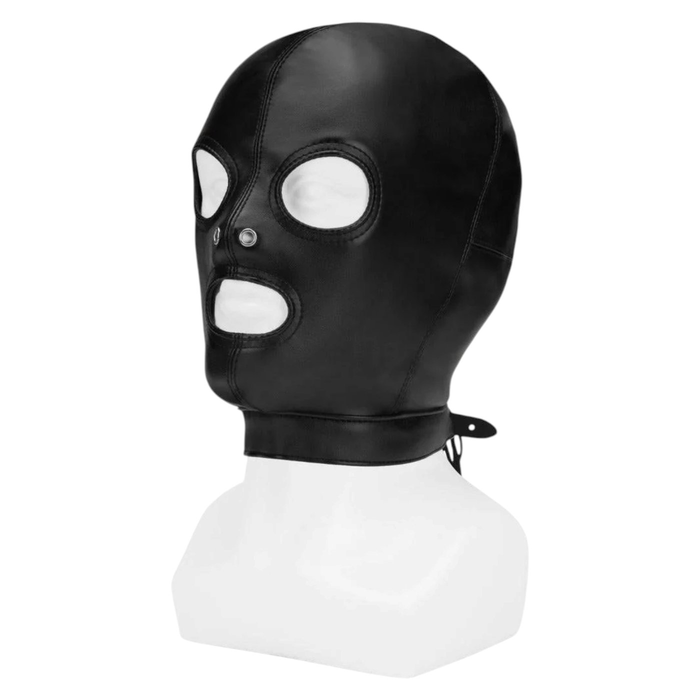 Me You Us Black Faux Leather Gimp Mask