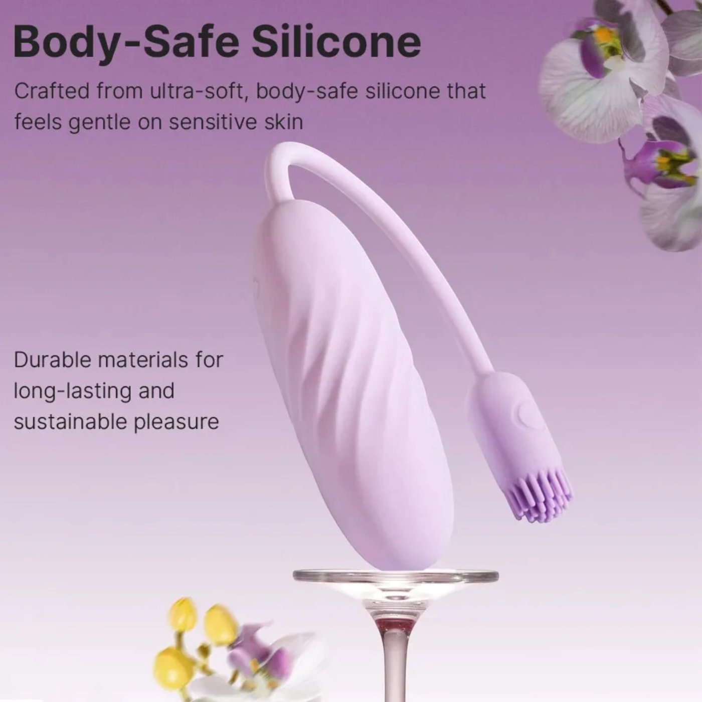 Svakom Plume App Controlled Flexible Brush Tail Bullet Vibrator