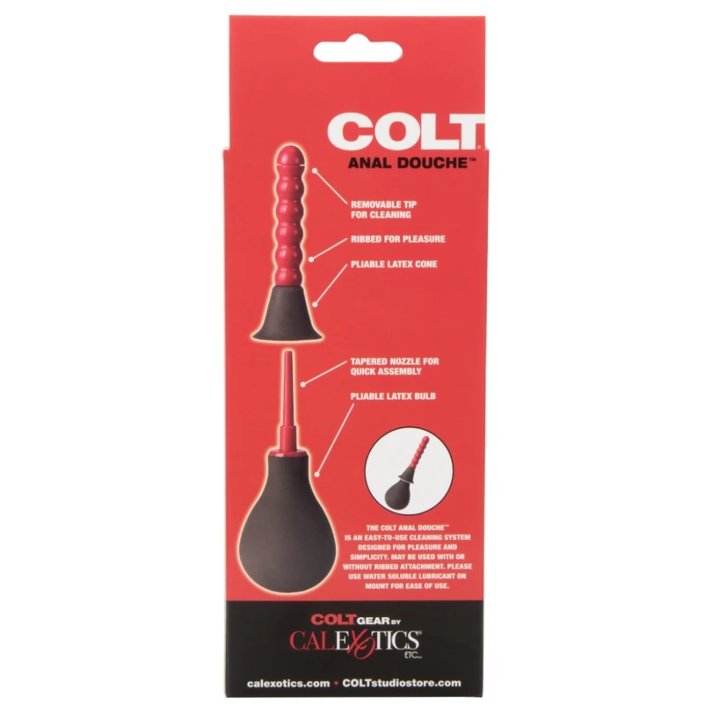 COLT Anal Douche Kit with 2 Nozzles