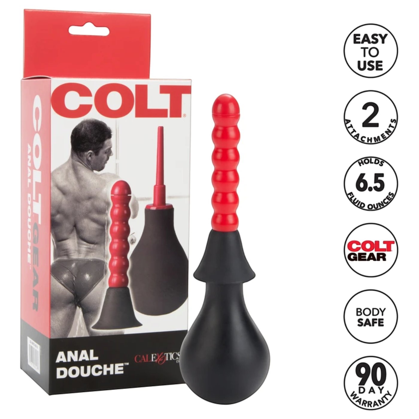 COLT Anal Douche Kit with 2 Nozzles