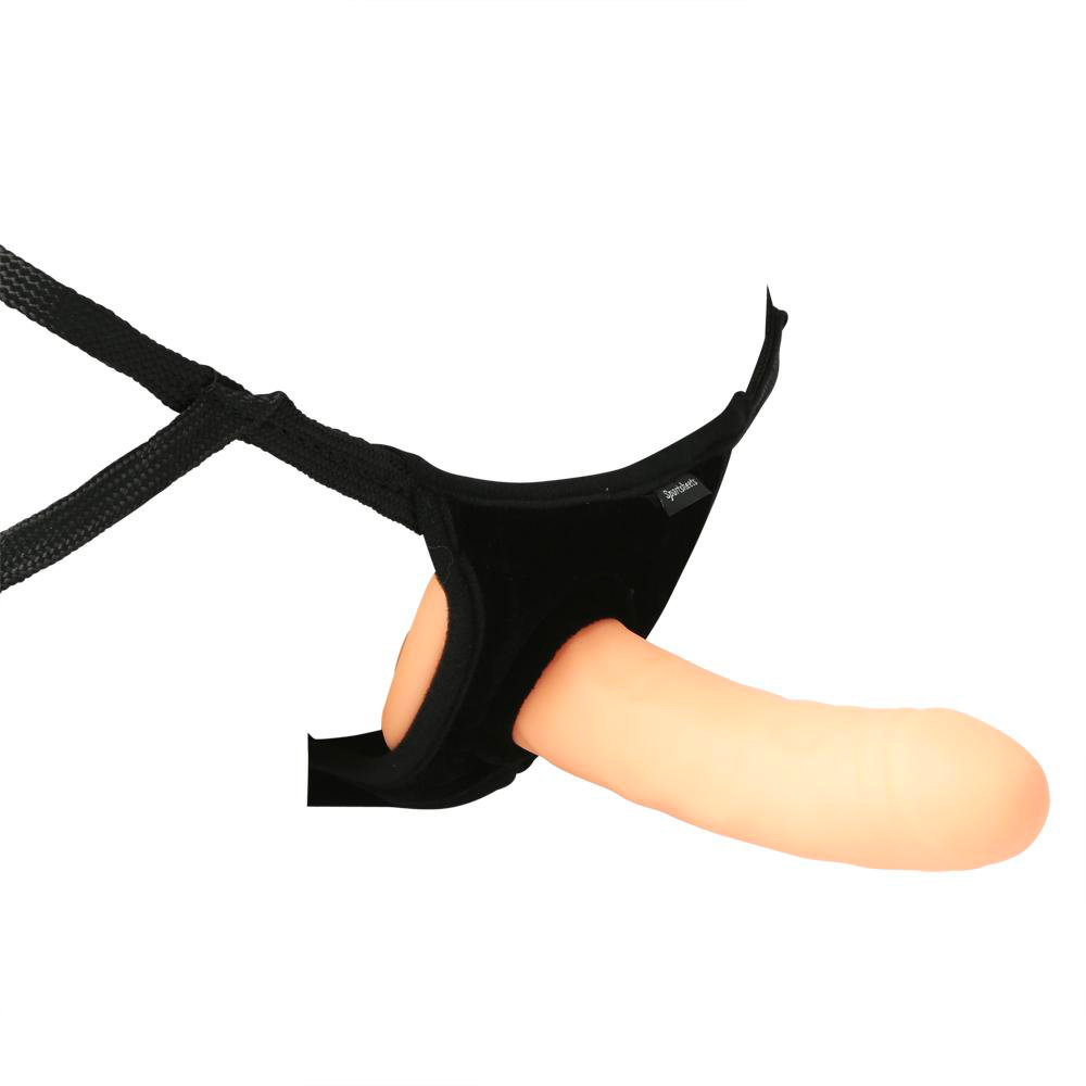 Sportsheets Everlaster Wishbone Hollow Dong with Strap-On Harness 6 Inch