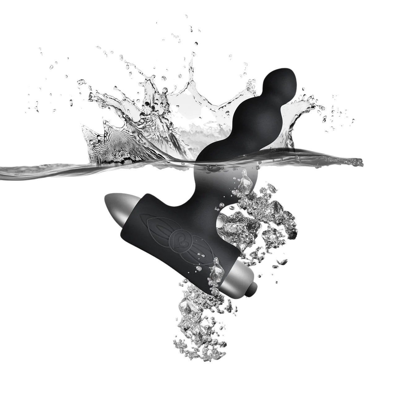 Rocks Off Petite Sensations Bubbles Butt Plug Black