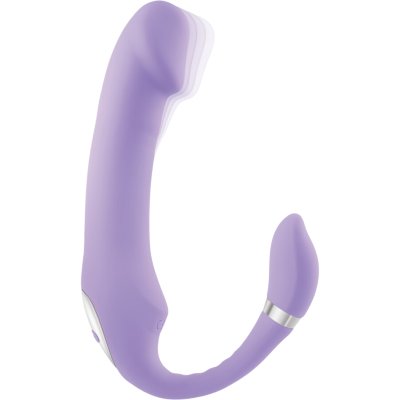 Gender X Orgasmic Orchid C Shaped Strapless Strap-On Vibrator