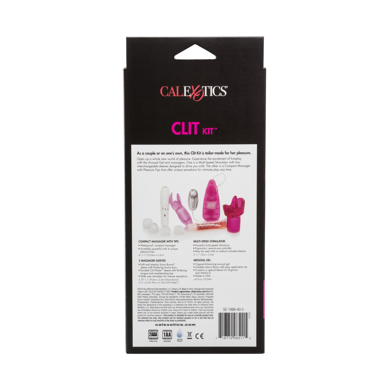 CalExotics Her Clit Kit Sex Toys Set (5 pack)