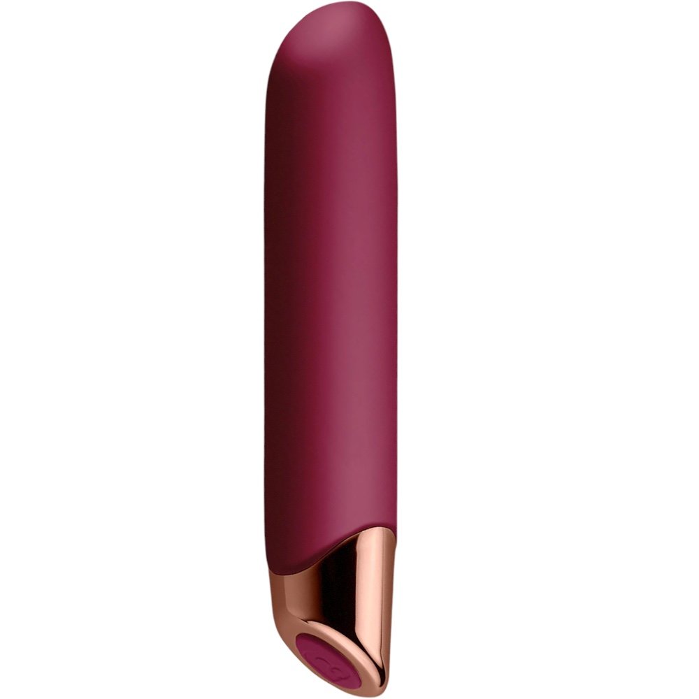 Rocks Off Chaiamo Rechargeable Bullet Vibrator Burgundy 5 Inch