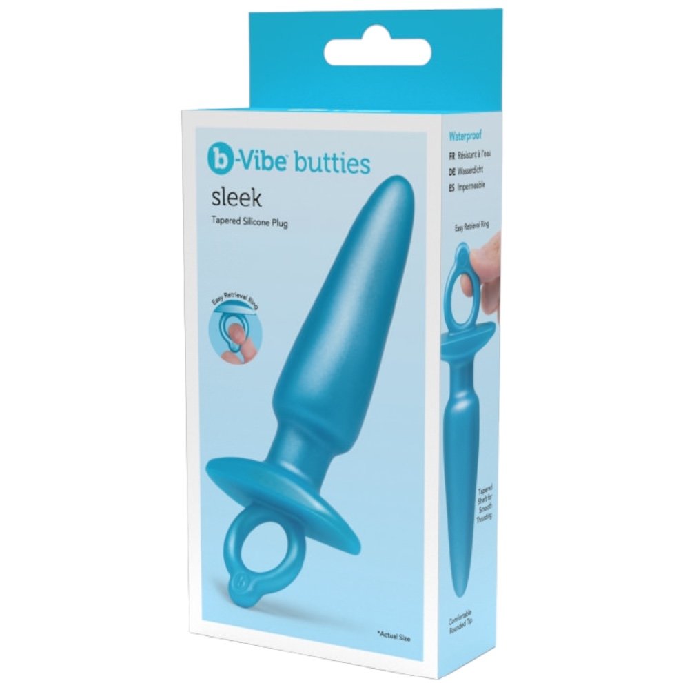 b-Vibe Sleek Tapered Silicone Butt Plug 4.6 Inch