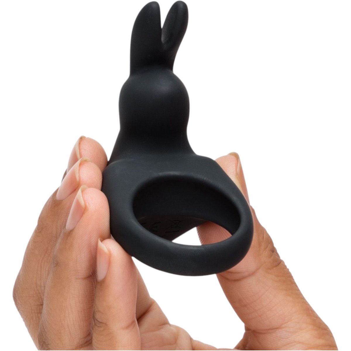 Happy Rabbit Rechargeable Rabbit Cock Ring Black