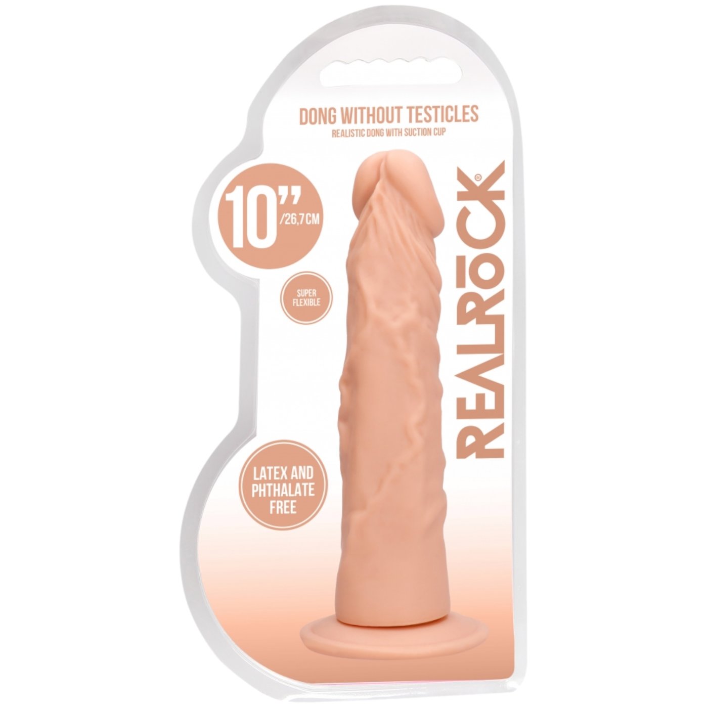 RealRock Realistic Dildo with Suction Cup 10 Inch