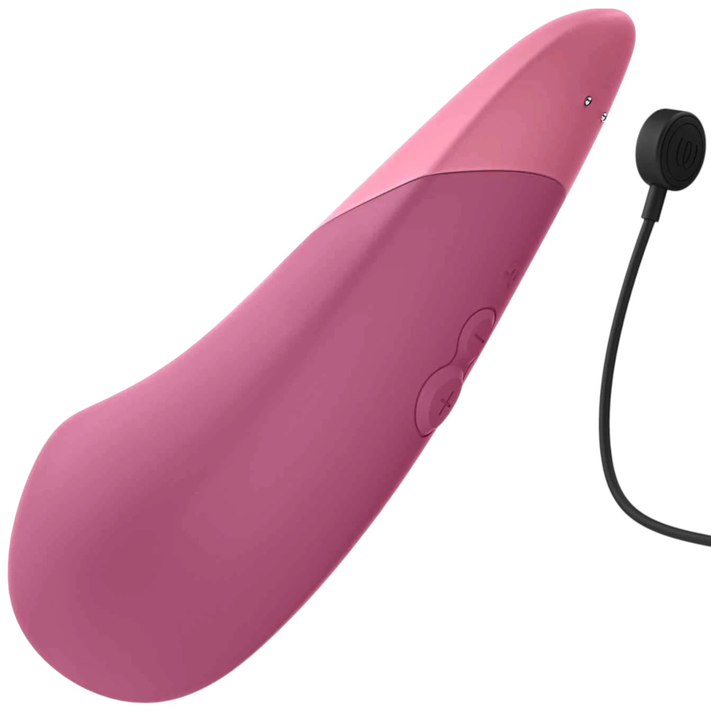 Womanizer Vibe Rechargeable Quiet Clitoral Vibrator Pink