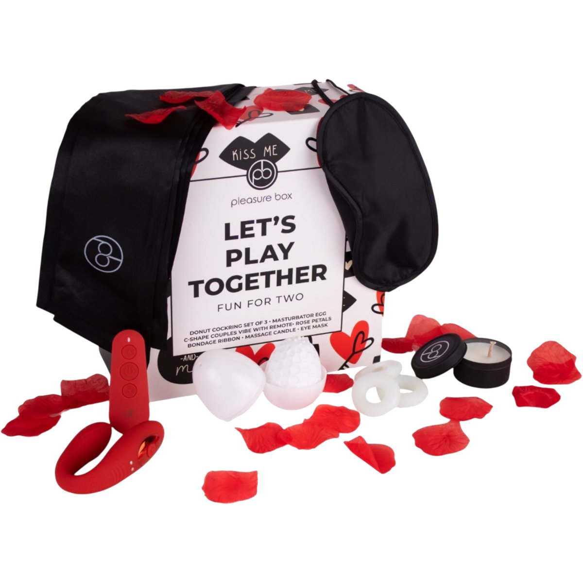 Dreamtoys Pleasure Box Lets Play Together Fun For Two Set (8 Piece)