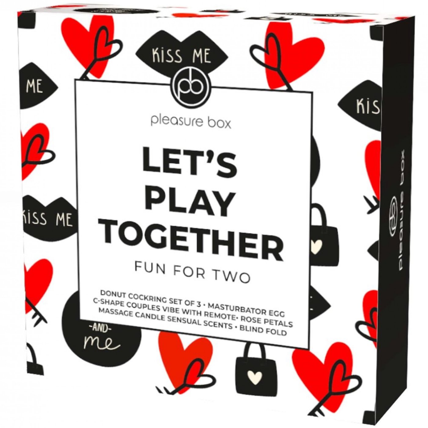 Dreamtoys Pleasure Box Lets Play Together Fun For Two Set (8 Piece)