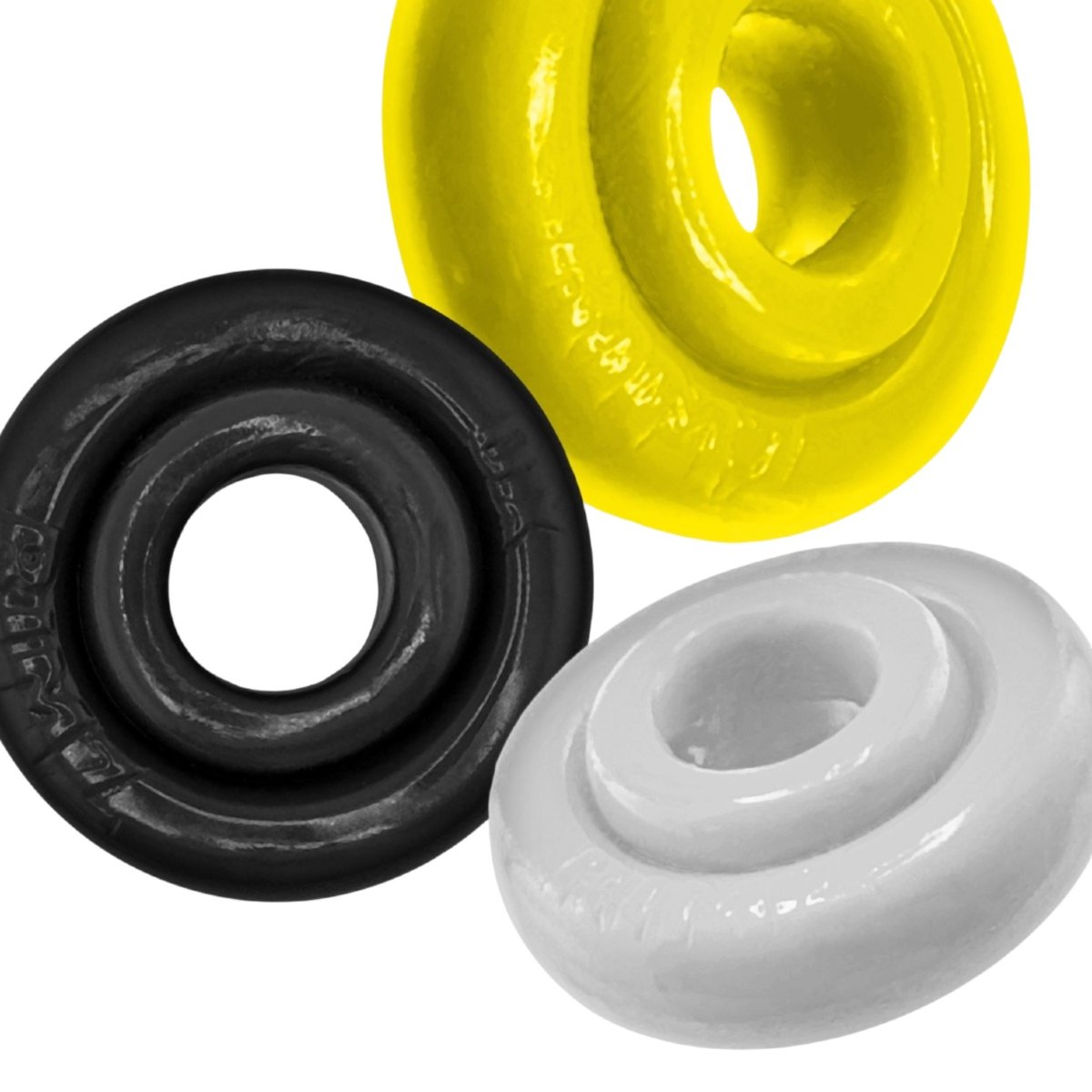 Oxballs RIMRINGZ Multi-Size Cock Rings (3 Pack), Shockwave