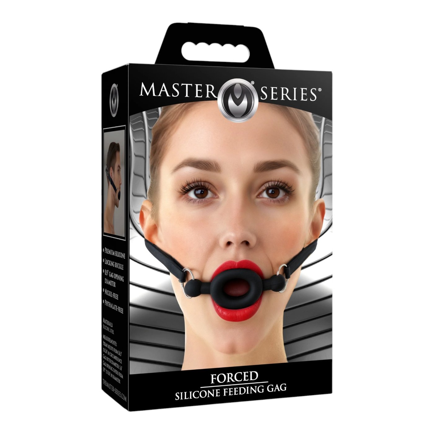 Master Series Forced Silicone Feeding Gag