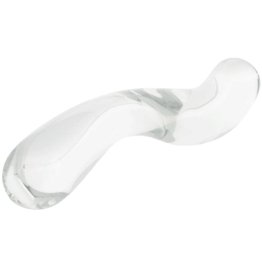 Clarity Celestial Curve Double-Ended Glass Dildo 7 Inch