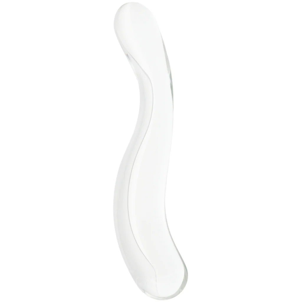 Clarity Celestial Curve Double-Ended Glass Dildo 7 Inch