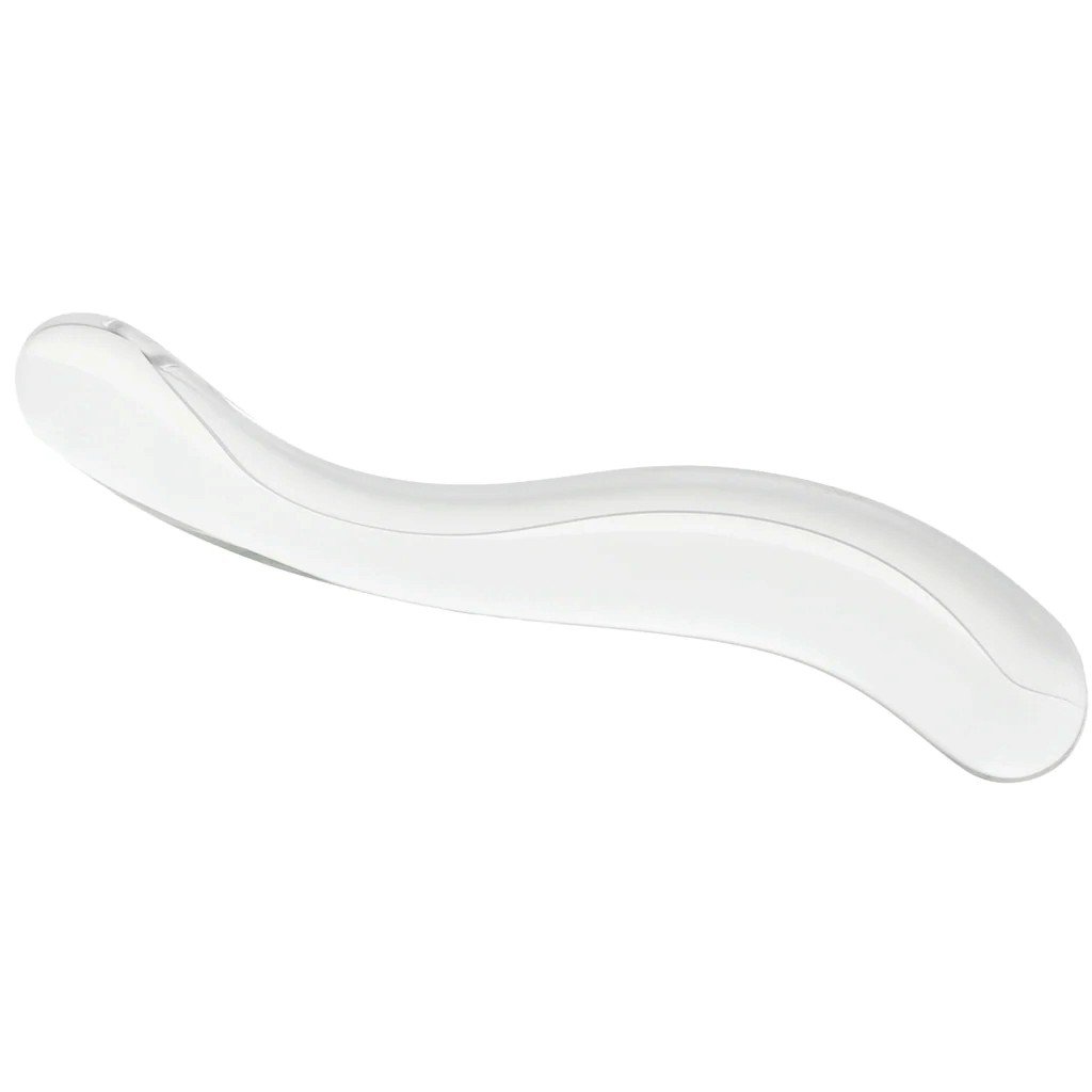 Clarity Celestial Curve Double-Ended Glass Dildo 7 Inch
