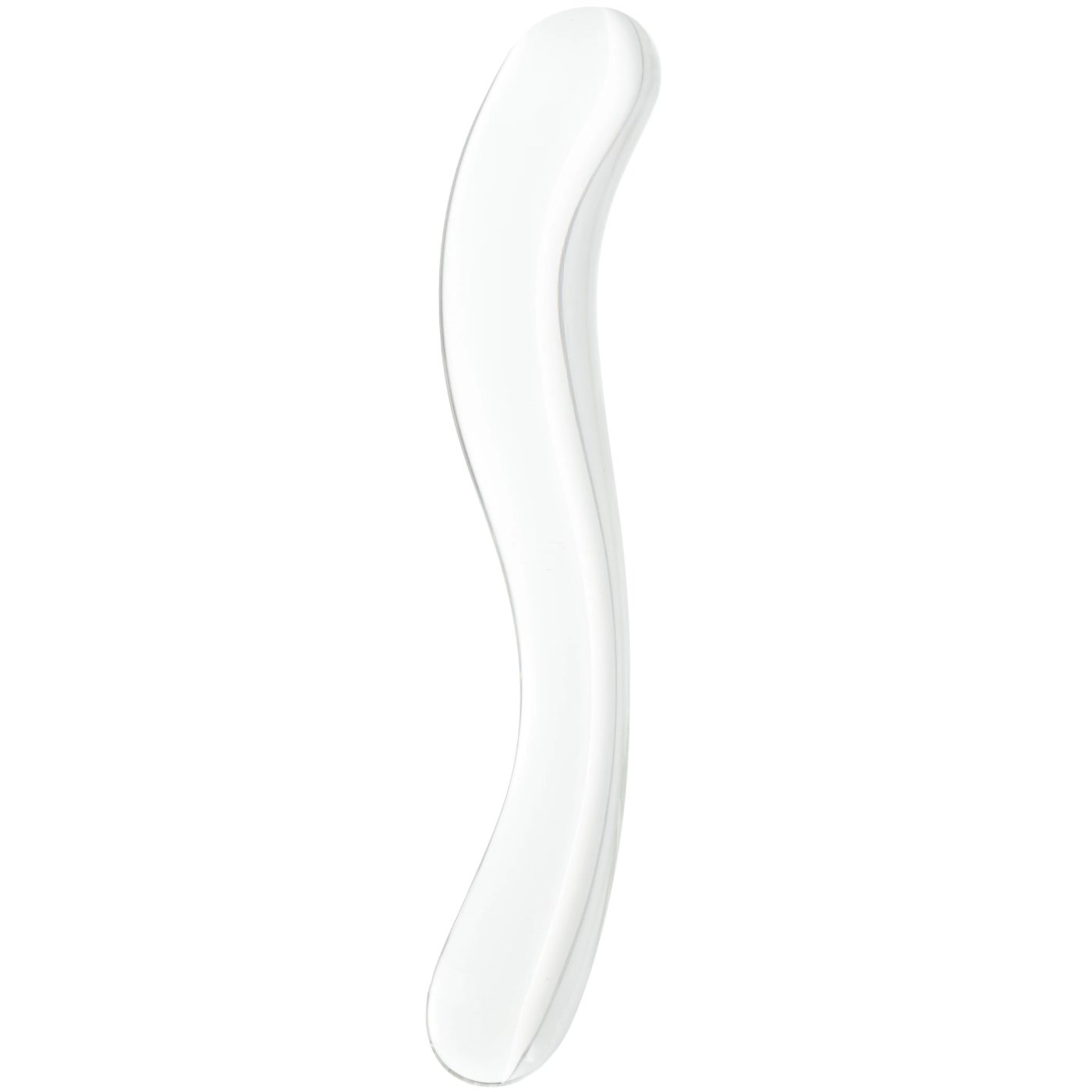 Clarity Celestial Curve Double-Ended Glass Dildo 7 Inch