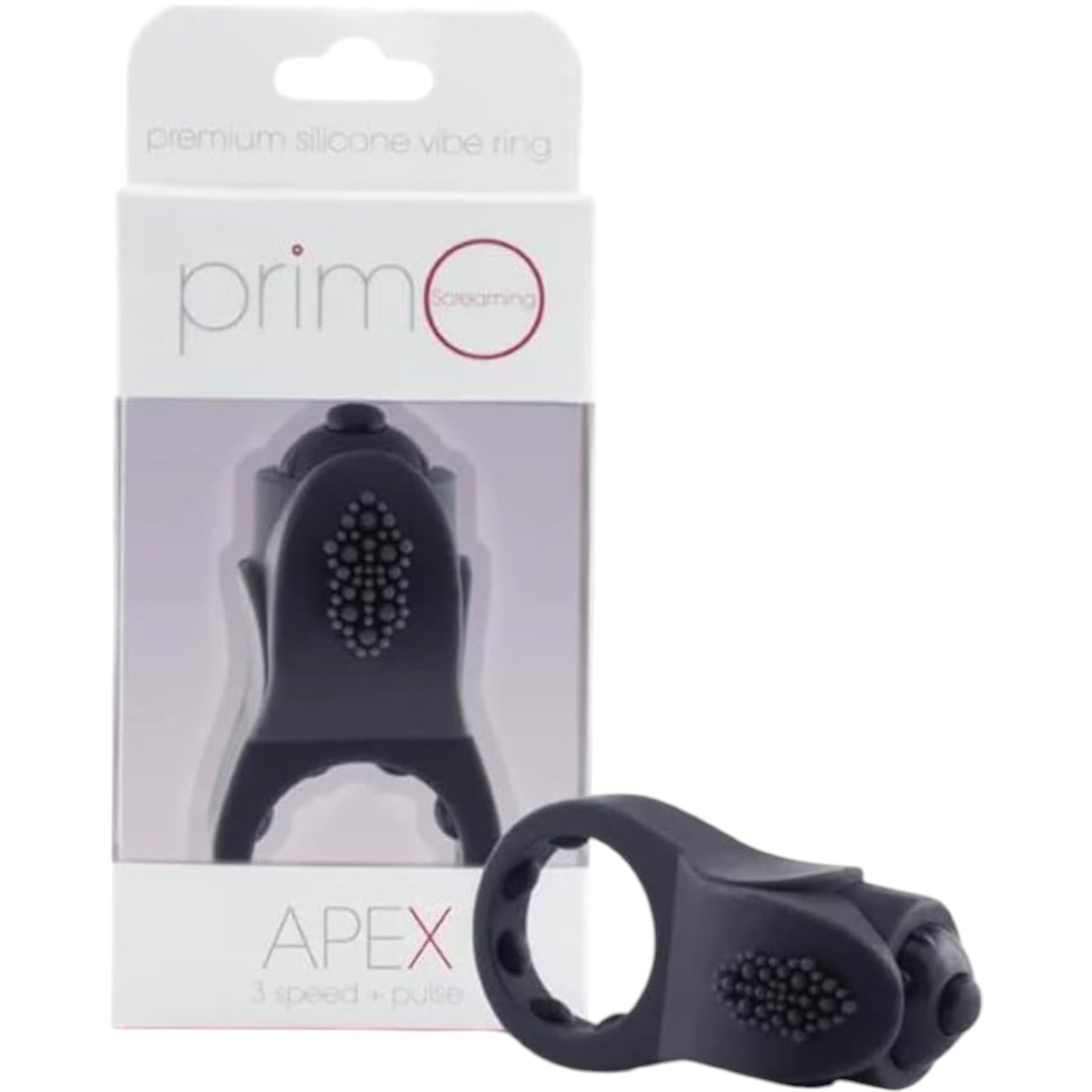Screaming O PrimO Apex Vibrating Cock Ring Black