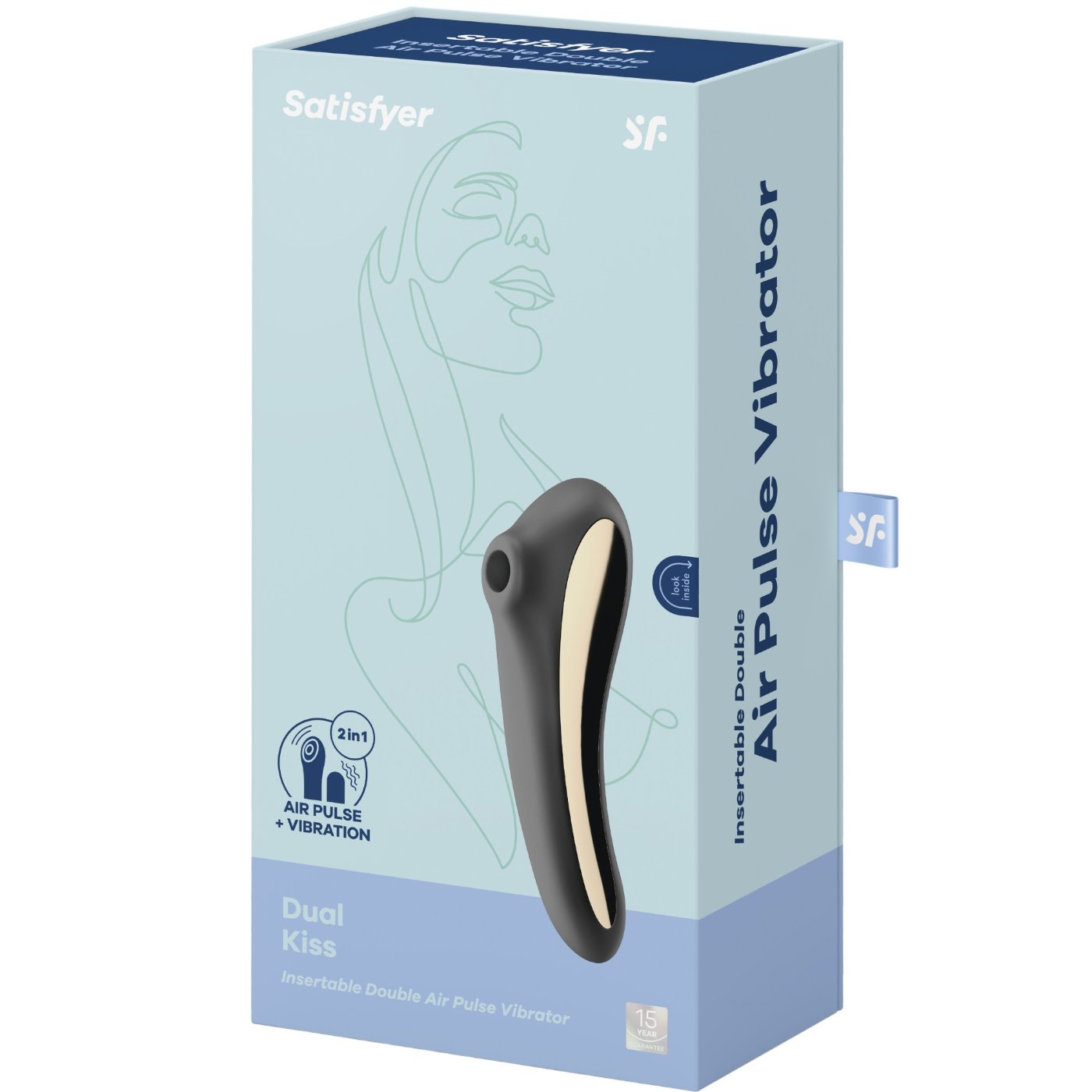 Satisfyer Dual Kiss G Spot Vibrator & Clitoral Stimulator