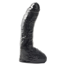 Pipedream Basix Fat Boy Realistic Dildo Black 10 Inch