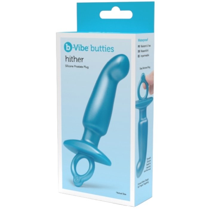 b-Vibe Hither Silicone Prostate Plug 4.4 Inch