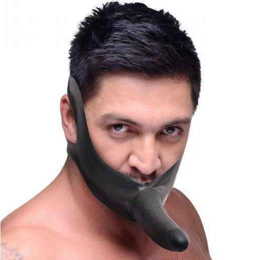 Master Series Face Strap On and Mouth Gag 5 Inch