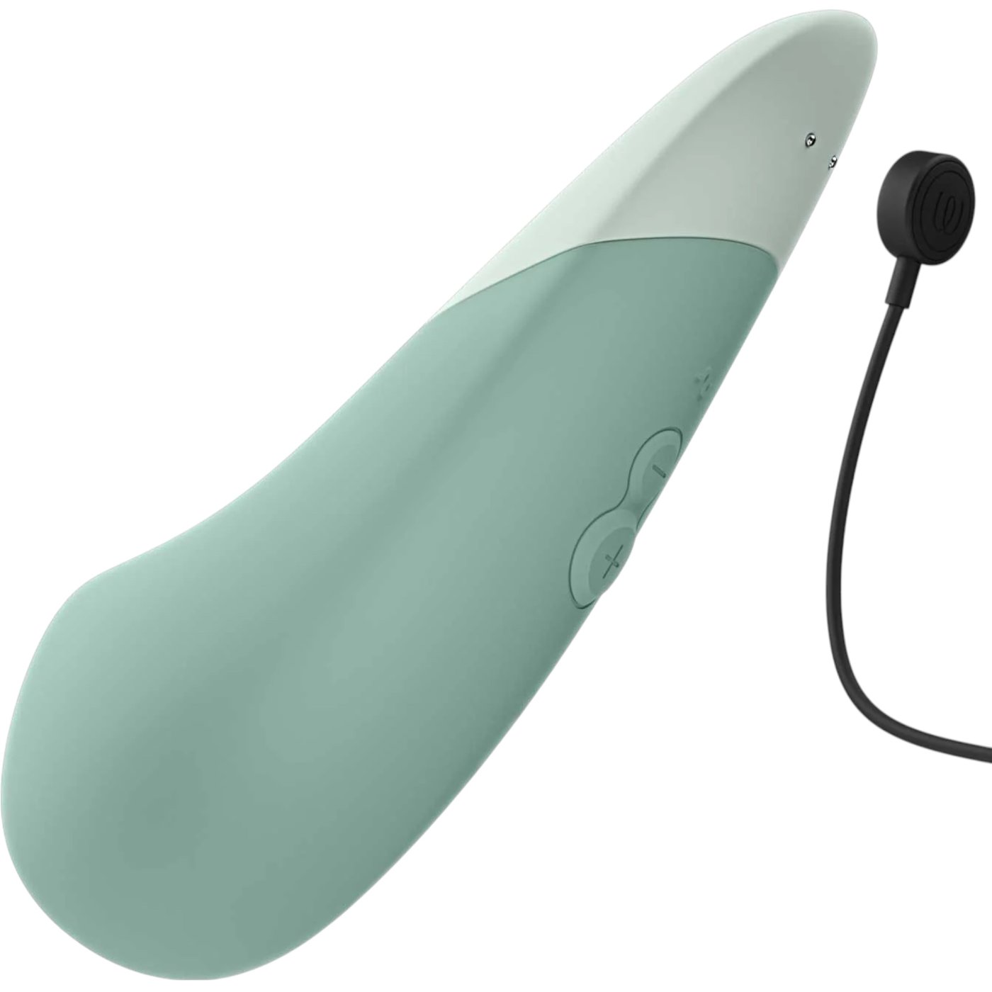 Womanizer Vibe Rechargeable Quiet Clitoral Vibrator Sage