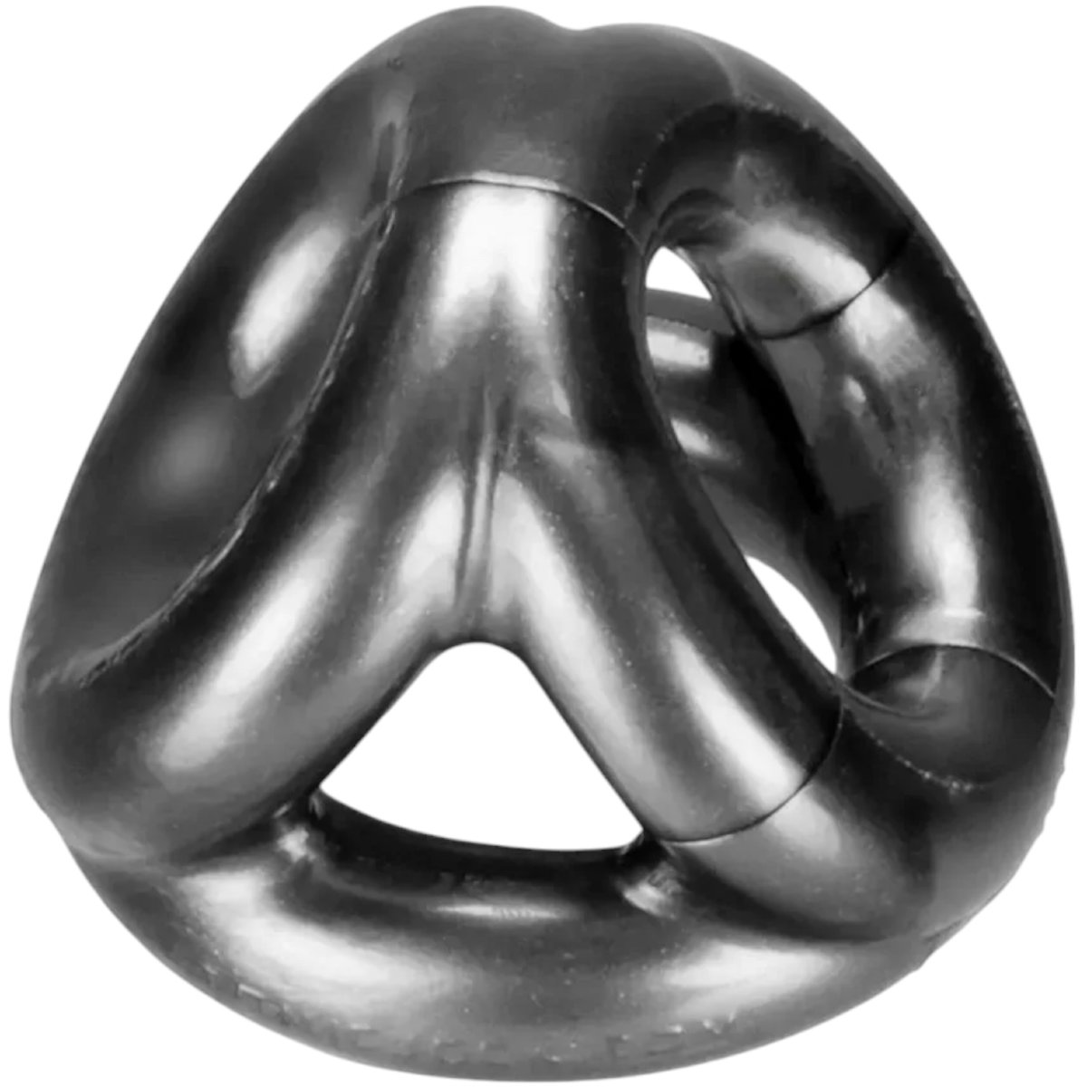 Oxballs TRI-SPORT Cock Ring and Ball Sling Silver