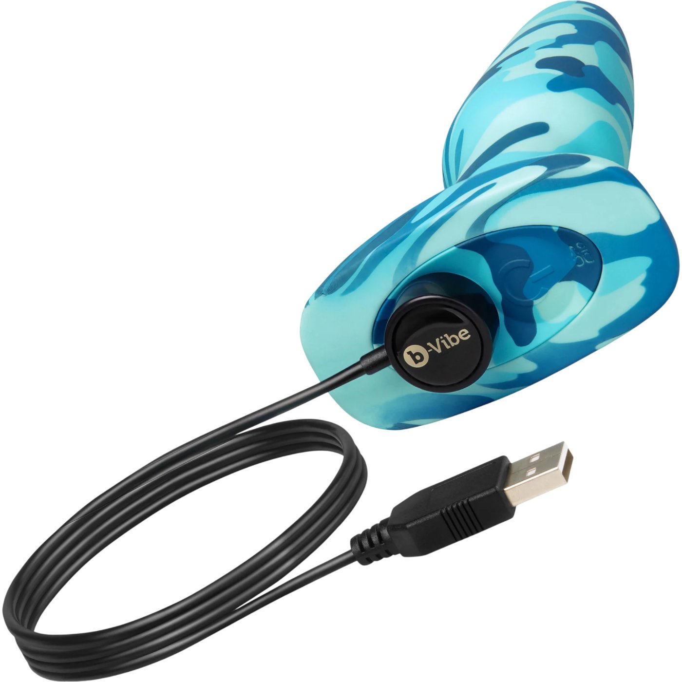 b-Vibe Camo Rimming Plug 2 Rechargeable Vibrating Butt Plug Large