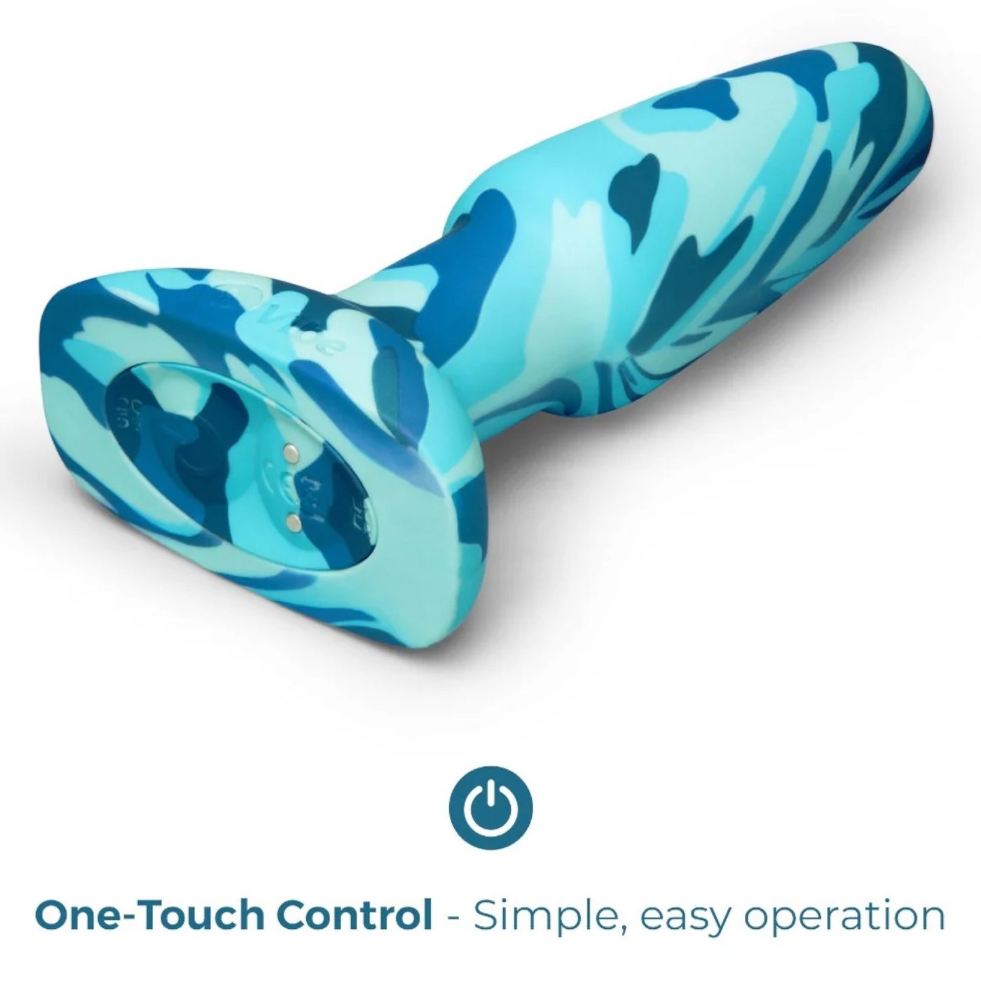 b-Vibe Camo Rimming Plug 2 Rechargeable Vibrating Butt Plug Large